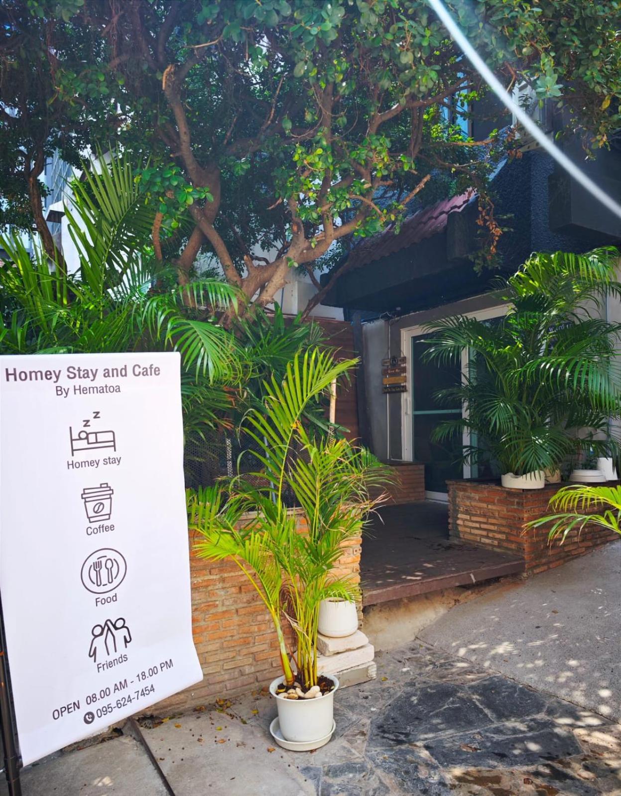Homey Stay And Cafe By Hematoa Bangkok Esterno foto